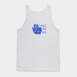 Forget me not Tank Top